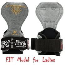 Cobra Grips PRO Weight Lifting Gloves Heavy Duty Straps Alternative Power Lifting Hooks Best For Deadlifts Adjustable Neoprene Padded Wrist Wraps Support Bodybuilding