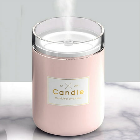 

USB humidifier desktop car atomizer built-in night light mini humidifier pink