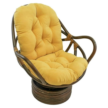 

WeCcQuue Microsuede Tufted High Back Chair Cushion x 24 Lemon