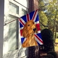 thumbnail image 2 of Dachshund with English Union Jack British Flag House Flag, 2 of 4