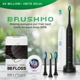 thumbnail image 5 of Cabezales de repuesto para cepillos de dientes Brushmo Plaque Control x8, color negro, 5 of 5