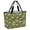 Sage, Cream, Forest, variant on Tropical Botanical Beach Bag for Women, Large Breathable Mesh Beach Tote Bag, Summer Palm Trees Leaves Grid Sage Green Sandproof Lightweight Travel Bags for Vacation Picnic Swimming Pool