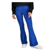 FREE PEOPLE $78 Womens New Blue Pinstripe Boot Cut Casual Pants XS B+B