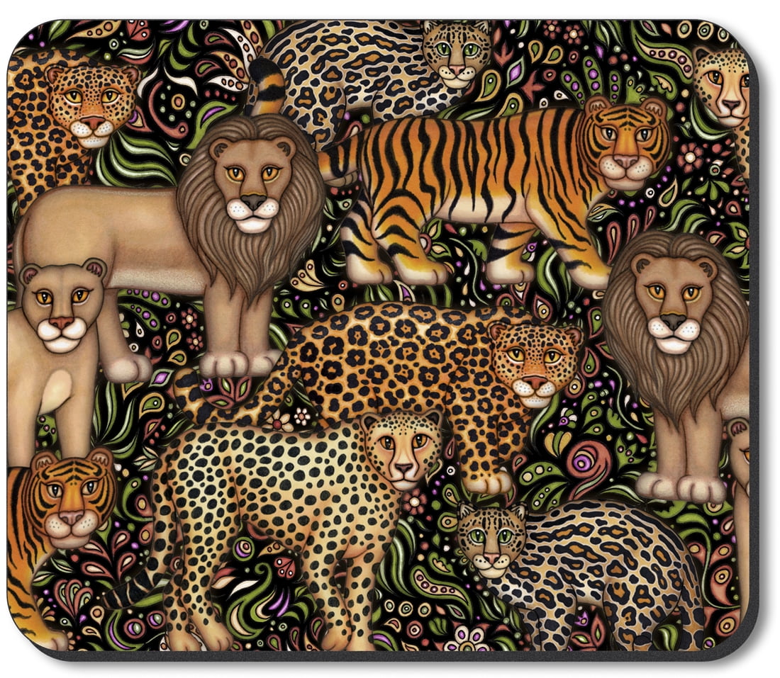 Art Plates Seaside Town Mouse Pad - 9.25x7.75 Inch Non-Slip Rubber Base