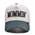thumbnail image 4 of QASIEATN Women's Everyday Wear Accessories Women's Trucker Hat Retro Two Tone Ponytail Baseball Cap Embroidered Adjustable Hat Great Gifts for Mom and Women, 4 of 8