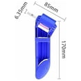thumbnail image 3 of 2 Pcs Drill Bit Sharpener,Corundum Drill Bit Sharpener,Portable Drill Bit Sharpening Tool,Made of High Quality ABS Plastic and Brown Corundum Grinding Wheel,High Hardness(Blue,Orange), 3 of 5