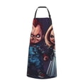 thumbnail image 2 of Lsque Chucky Waterproof Apron Chef Aprons for Men Heavy Duty Chemical Work Apron Extra Long Grilling Aprons with Adjustable Bib Apron, 2 of 9