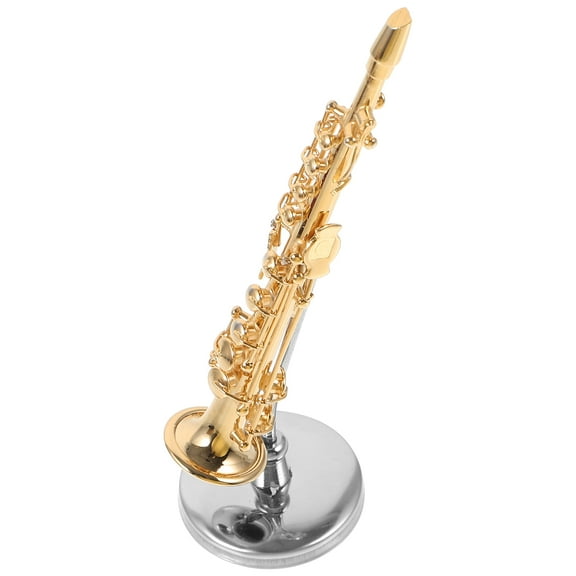 WASHWEPE Miniature Saxophone Golden 1 Set 3.54In High Pitch