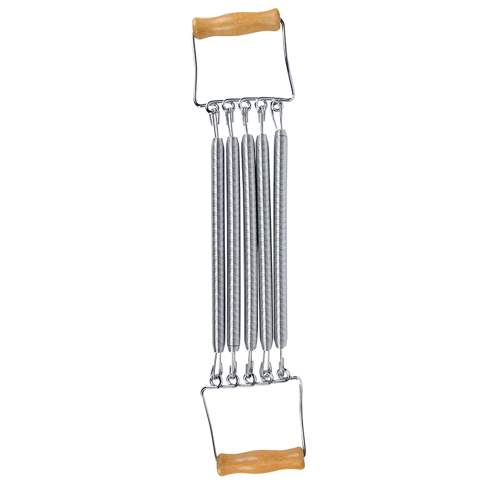 Wooden Handle Removable Spring Chest Expander and Developer 23.6 Inches / 60 cm for Upper Body Exercise Muscle Fitness Equipment