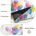 thumbnail image 6 of Colorful Balloon Round Area Rug 3.3Ft Washable Circle Rugs for Dining Room Table, Watercolor Balloons Bow Modern Non-Slip Carpet Floor Mats Indoor Outdoor Carpet Runner Aesthetic Home Decor, 6 of 8