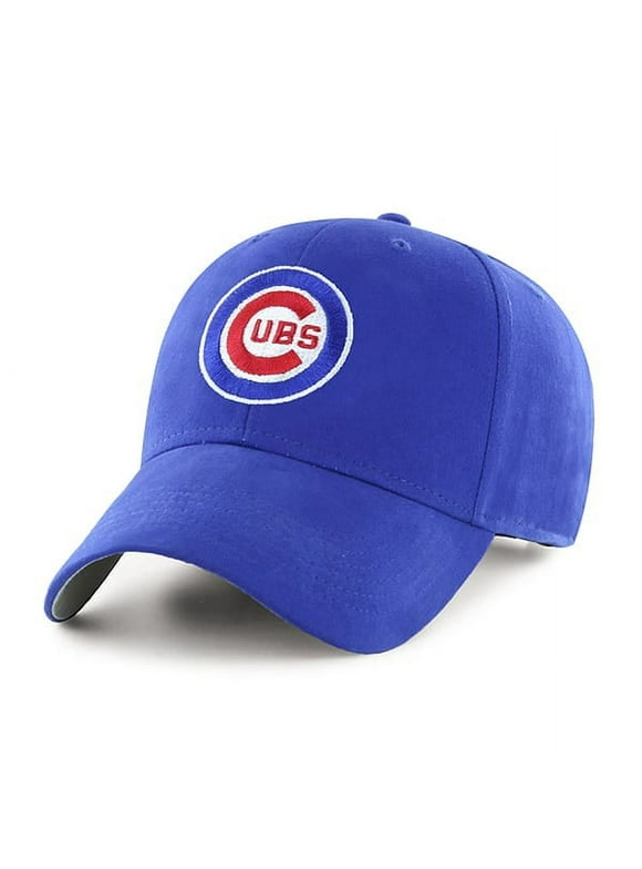 Fan Favorite Adult Mens Royal Chicago Cubs Club Logo Adjustable Hat - OSFA