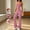 Pink, variant on Ynynloco Womens Workout Sets 2 Piece Spaghetti Straps Crop Top High Waist Tummy Control Flared Leg Yoga Pants Yoga Pilates Outfits