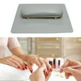 thumbnail image 5 of EHJRE Nail Art Cushion Mat Set Hand Cushion Premium Desktop Women Lady Nail Hand Rest Nail Pillow and Mat for Salon Home Manicurist Light Gray, 5 of 8