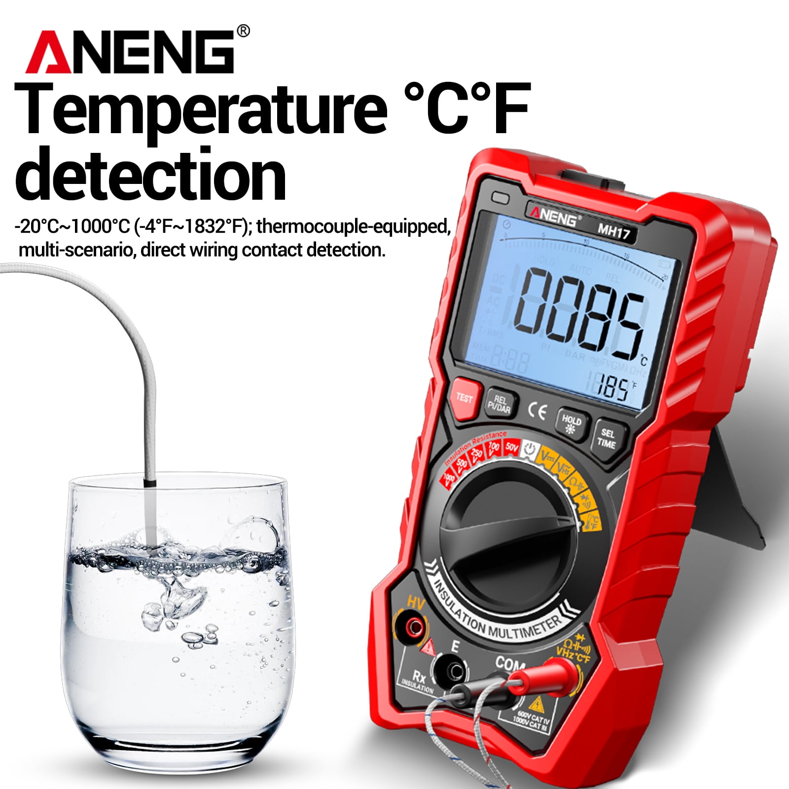 ANENG MH17 2-in-1 Insulation Multimeter and Digital Megohmmeter