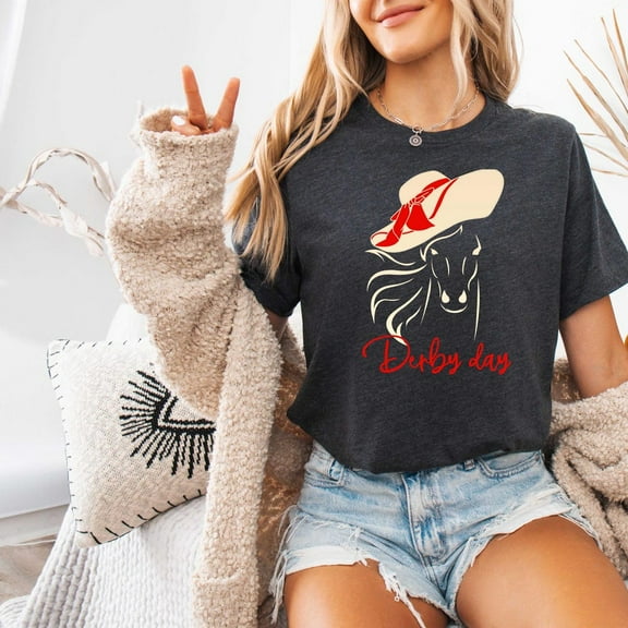 Derby Day Shirt, Ridin' Derby Shirt, Kentucky Derby Shirt, Riding Derby Tshirt, Let'S Get Down And Derby Weekend Race Day Shirt Women Unisex S-5Xl Hot Trending Shirt, Vintage Birthday Gift
