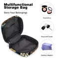 thumbnail image 4 of Owl Pad Bag Period Pouch Travel Pouch Women Small Stationary Pouch with Zipper Compartments for Sanitary Napkins, 4 of 6