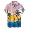 thumbnail image 1 of Camisas s Para Hombre Slim Fit Camisa hawaiana con estampado informal de playa de verano para hombre Camisa de playa de vacaciones para hombre (L, XXL), 1 of 2