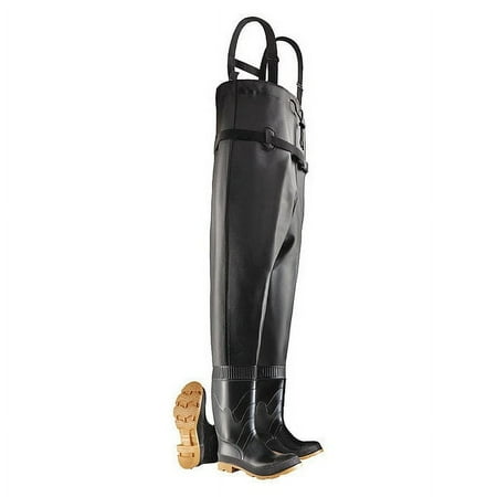 Onguard Chest Waders - Steel Toe (Mens Size 8 black/tan)