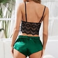 thumbnail image 6 of Wdgfv Womens Adjustable Spaghetti Straps Sports Bra Square Neck Wireless Padded Workout Yoga Crop Tops E12-Green XL, 6 of 9