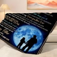 thumbnail image 2 of LHSHID Papa Blanket Gifts for Papa on Fathers Day from Grandkids World''s Greatest Papa Soft Throw Blanket Christmas Birthday Present for Papa 30x40in, 2 of 4