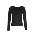thumbnail image 5 of Hrsba Womens Long Sleeve Crew Neck Slim Tops, Fall Tops for Women Long Sleeve Crew Neck Solid Color Pullover Casual Blouse Tops Winter Fashion Shirt Style Outerwear, 5 of 5