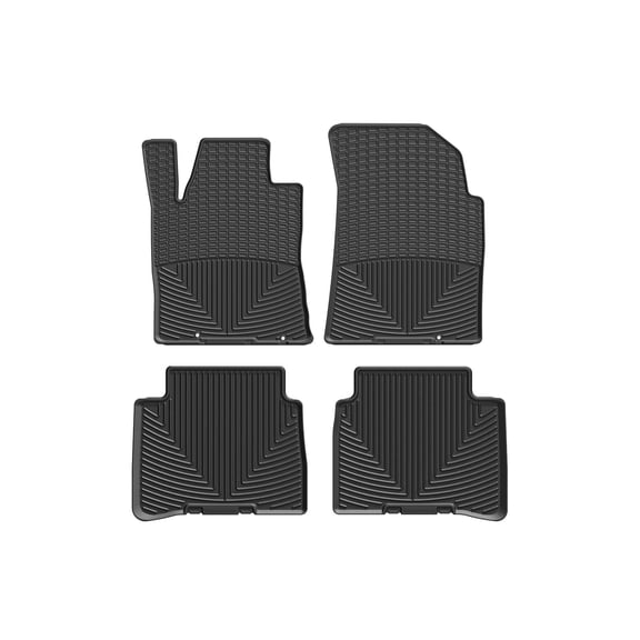WeatherTech All-Weather Floor Mats compatible with 2016-2023 Nissan Maxima - 1st & 2nd Row, Black