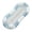 White, variant on Ultra-Comfortable Inflatable Pool Floating Bed with Glitter Accents for Summer Water Relaxation Beach Parties and Outdoor Lounging Furniture White