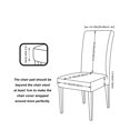 thumbnail image 4 of 1/6pc Velvet Fabric Big Elastic Chair Cover Washable Dining Chair Covers Stretch Seat Case Office Chair Covers Home Decor Case, 4 of 7