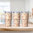 thumbnail image 2 of 20OZ Dog Design Travel Tumbler with Handle Insulated Stainless Steel Cup Special Dog Lover Gifts Unique Birthday Christmas Presents for Women Men Fits Most Car Cup Holders and Easy to Carry, 2 of 6