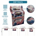 thumbnail image 6 of Anniversary USA Flag Table Runner 70 Inches, Eagle American Retro Bed Runner Dresser Scarves Tabletop for Indoor Outdoor Parties/Ceremony/Banquet, 13" x 70", 6 of 9