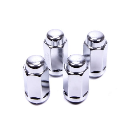 Gorilla 1/2-20 in Thread Duplex Acorn Chrome Lugnut 4 pc P/N 76187B