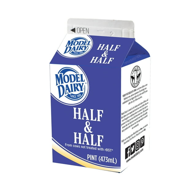 Model Dairy Half Half 1 Pint Walmart Com Walmart Com