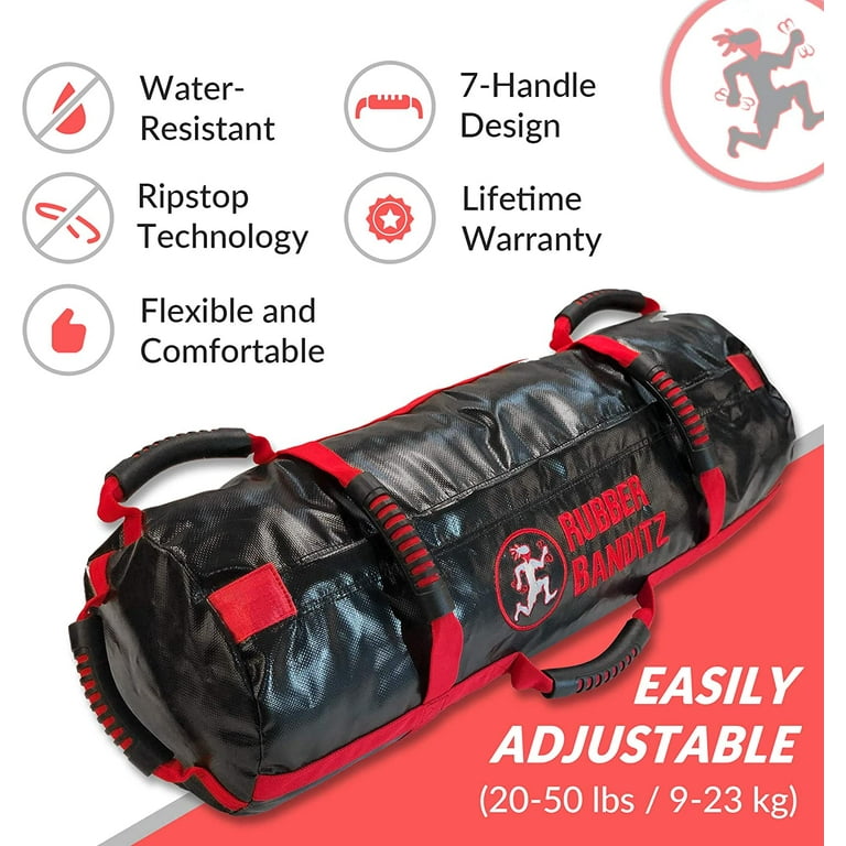 Sandbag Per Allenamento 50-250LB - Sacchetto Di Sabbia Regolabile Per Fitness, Boxe E Functional Training - Foto 3