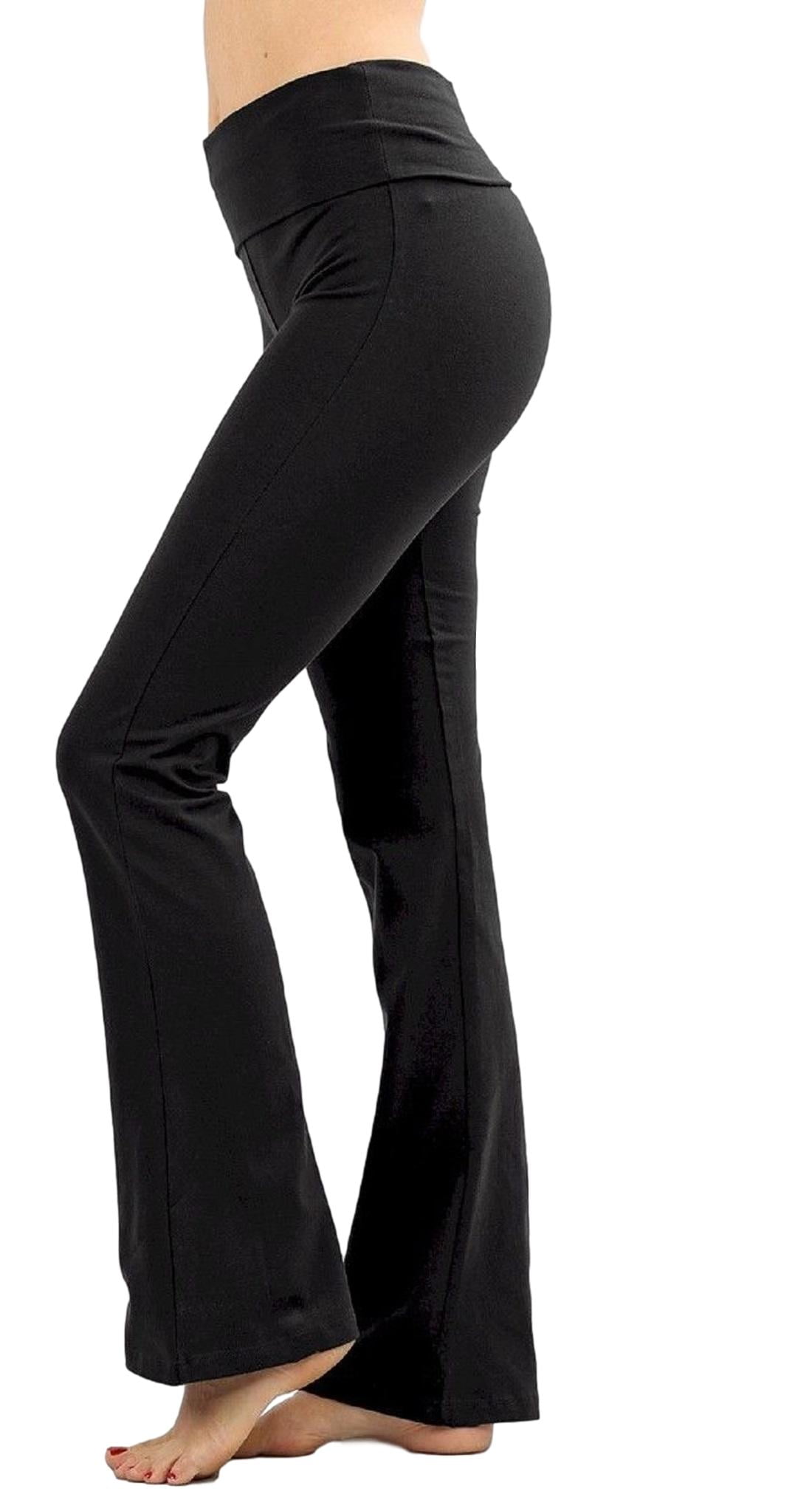 flare leg yoga pants