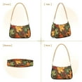 thumbnail image 7 of FORMRS Womens Shoulder Bag with Chain Strap Clutch Purse Cute Tote Handbag, Colorful Autumn Leaves, 7 of 7