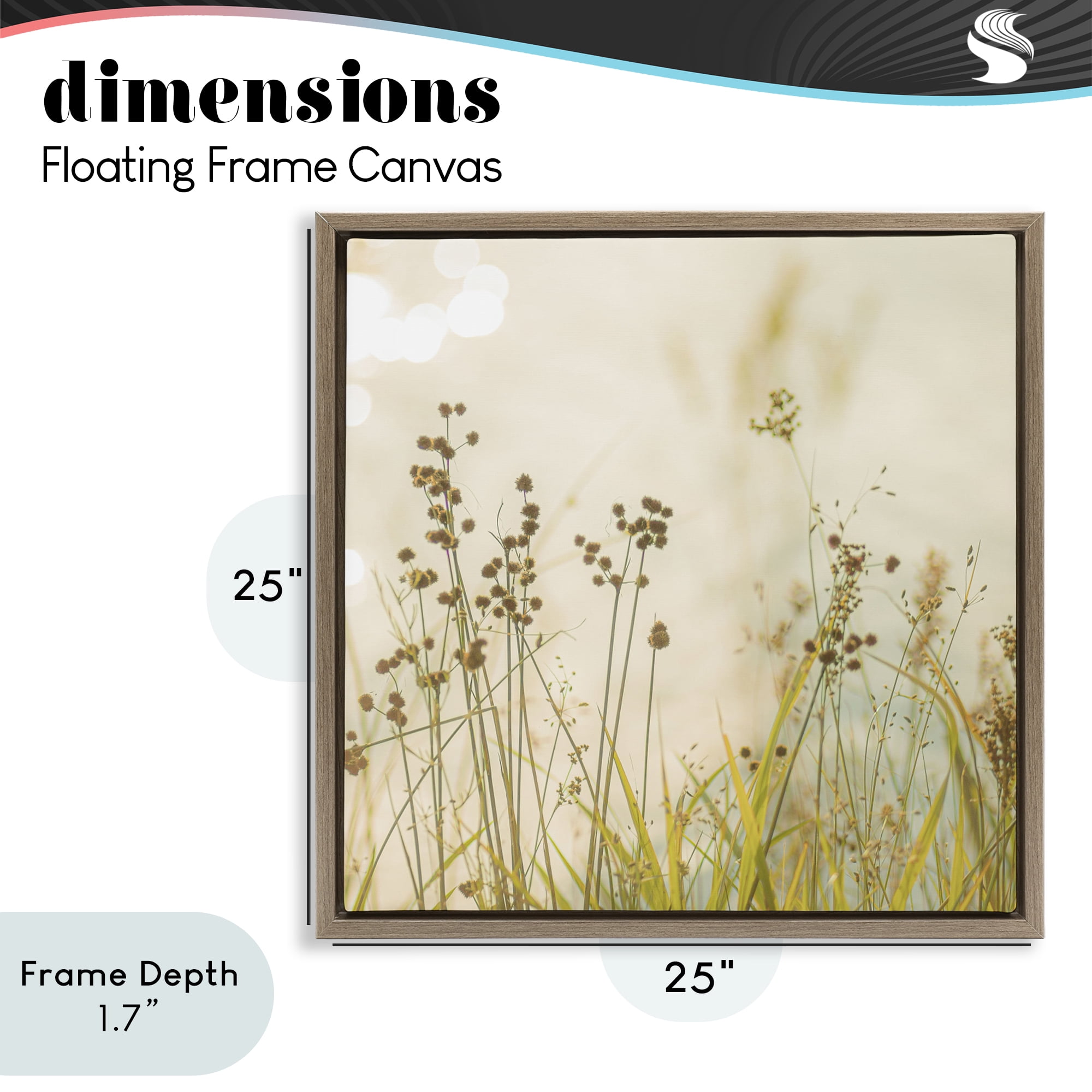 Stupell Industries Country Afternoon Walk Brown Framed Floater Canvas Wall Art, design by Erin Marie