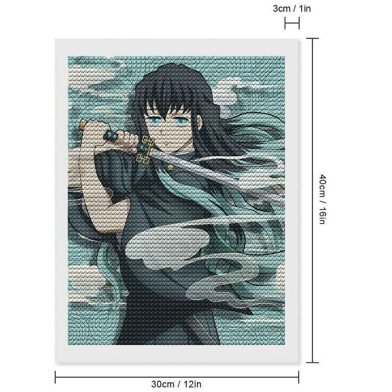 Demon Slayer Muichiro Tokito Diamond Art Kits for Adults Diamond