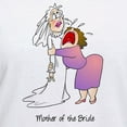 thumbnail image 3 of CafePress - Funny Mother Of The Bride Women's V Neck T Shirt - Womens Cotton V-Neck T-shirt, 3 of 4