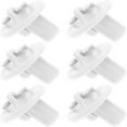 thumbnail image 1 of Ensemble de 6 Embouts de Store, Volets Roulants Externes et Internes, avec Fermeture Éclair en Plastique - Couverture de Remplacement Universelle - Blanc, 1 of 5