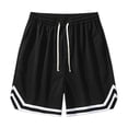 thumbnail image 3 of Pantalones cortos de verano para hombre, pantalones deportivos estadounidenses para niños, pantalones de baloncesto, pantalones holgados y transpirables de seda helada para hombre, 3 of 4