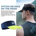 thumbnail image 4 of Sun Poliéster Anti-UV Sombrero Transpirable Unisex Sombrero para deportes al aire libre Azul, 4 of 5