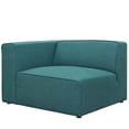 thumbnail image 4 of Modway Mingle Modern Style Polyester Fabric Left-Facing Sofa Chair in Teal Blue, 4 of 4