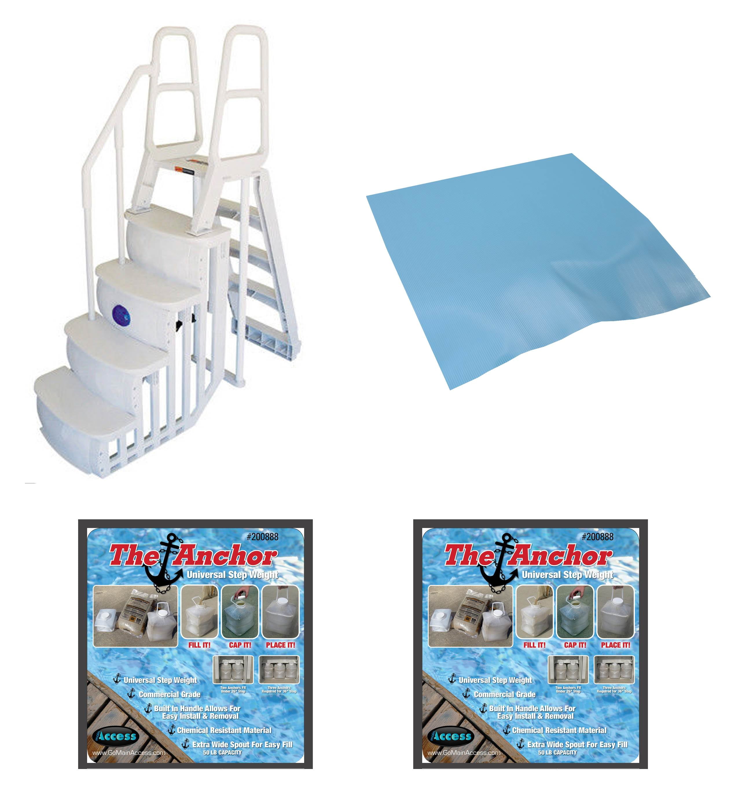 main access 200100t above ground swimming pool smart step and ladder system