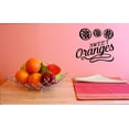 thumbnail image 1 of Custom Decals Sweet Oranges Wall Art Size: 20 Inches x 20 Inches, 1 of 1