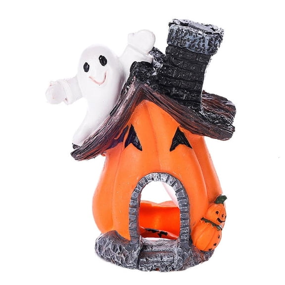 Aquariums Decorations Pumpkin House Fishtanks Landscape Cave Hideaway Shelter for Aquatic Fish Shrimp Safe Landscaping