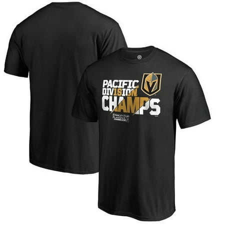 Vegas Golden Knights Fanatics Branded 2018 Pacific Division Champions All Time Save T-Shirt - (All Time Best Nhl Goalies)