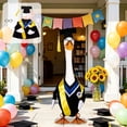 thumbnail image 4 of 4 Piece Graduation Themed Porch Goose Outfits With Gown Cap Glasses And Diploma Scroll For 19-23 Inch Statues Graduation Season Front Porch Decor, 4 of 8