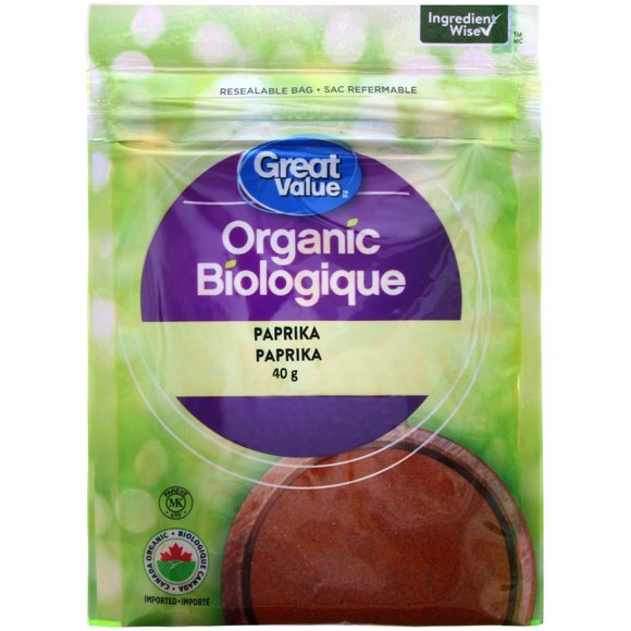 Paprika biologique Great Value