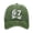 Green, variant on Vintage Baseball Cap 67 Print Adjustable Strap Washed Cotton Lightweight For Outdoor Travel