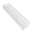 thumbnail image 1 of Jarrón de Flores Rectangular, Soporte para Plantas, Soporte Decorativo para Fotos, Soporte para Contenedores de Flores, Arreglo Floral para Boda, 45cmx10cmx6.5cm Sunnimix florero de acrílico, 1 of 7